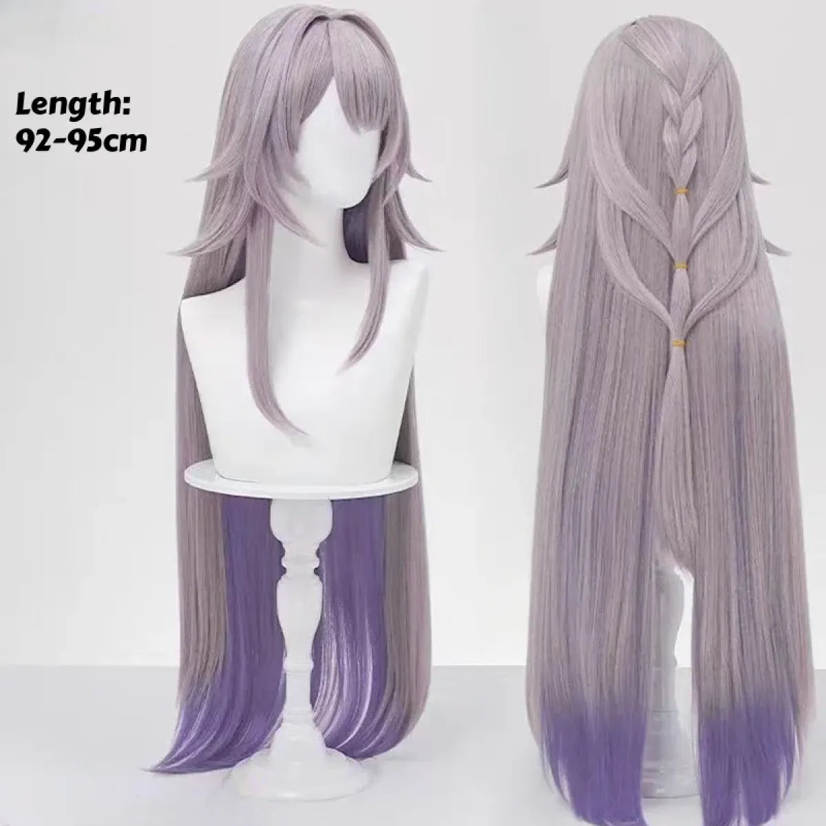 Lavender Herta Cosplay Wig – Long Straight Gradient Purple Hair - Best Sellers - Cosplay - 7