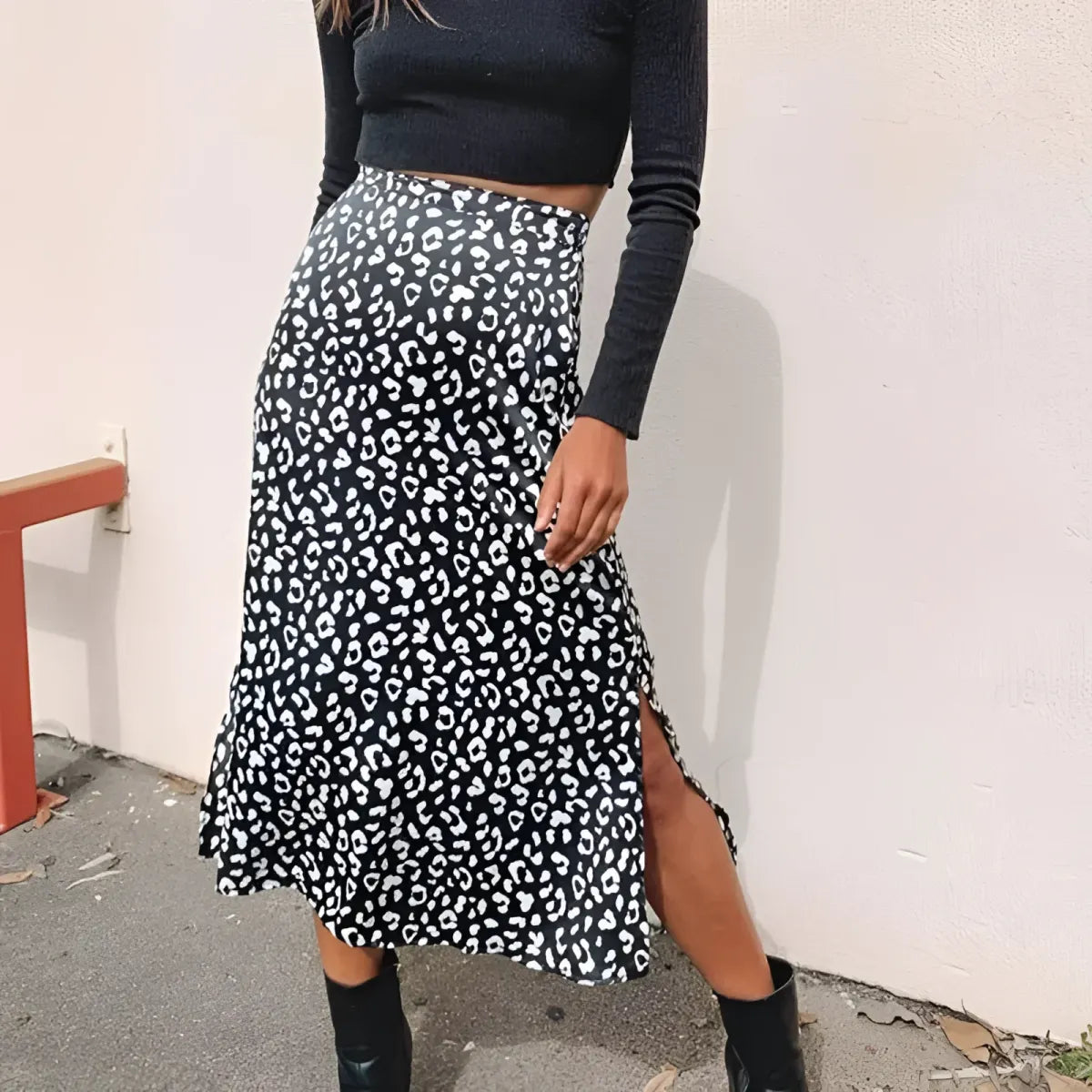 Leopard Pattern Midi Skirts - Best Sellers - 1