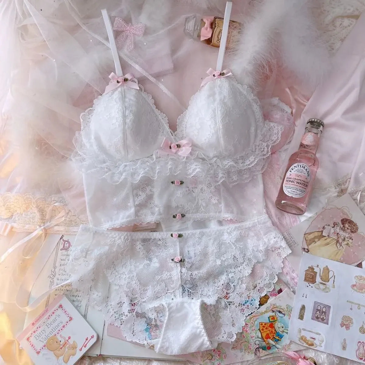 Sweet Lace Bow Lingerie Set - Best Sellers - Lingerie - 30