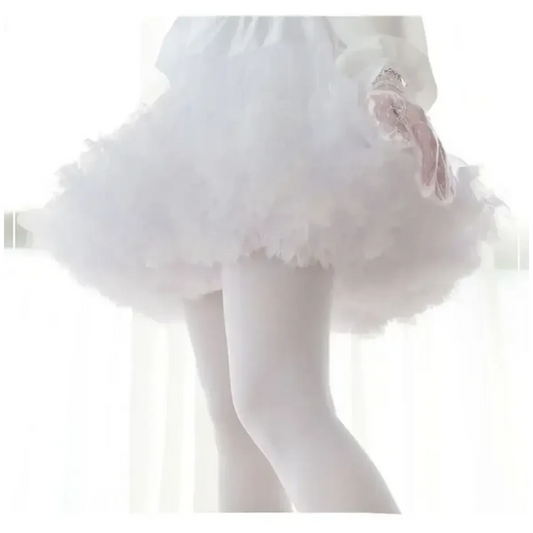 Fairycore Ruffle Lace Lolita JSK Mini Dress - All Dresses - Lolita Dress - 7