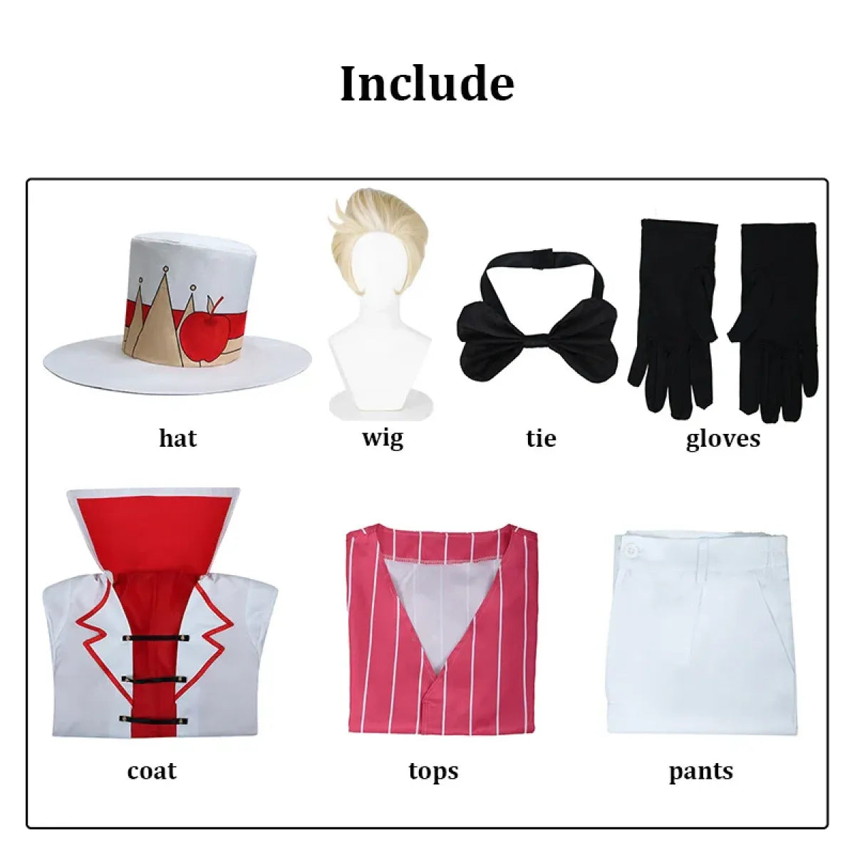 Lucifer Morningstar Hazbin Hotel Cosplay Set - Best Sellers - Cosplay - 7