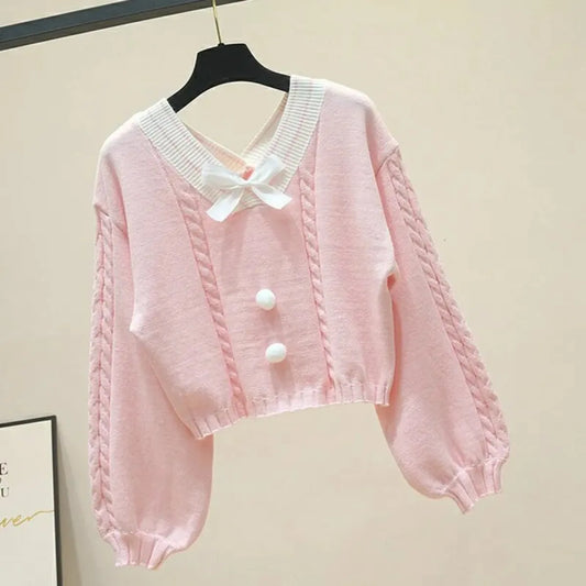 Lucy Lou Style Knit Crop Sweater - Best Sellers - 6
