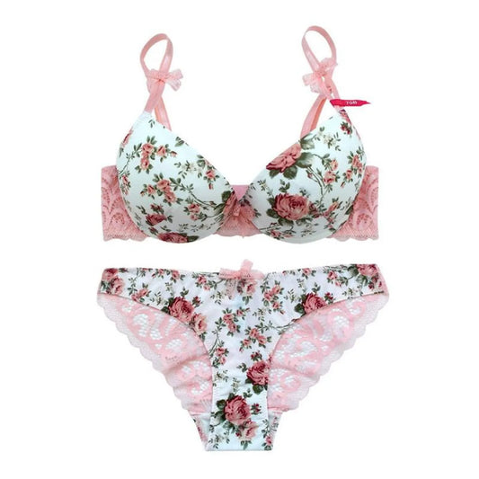 Luxurious Flowery Bra Set - Best Sellers - 6