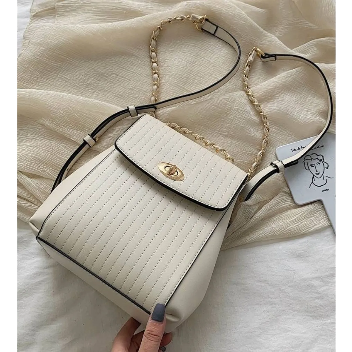 Chain Detail Backpack - Accessories - 1
