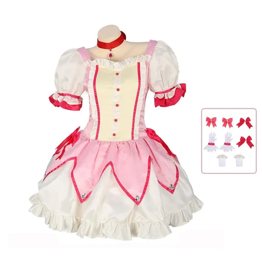 Kaname Madoka Magical Girl Cosplay Dress Set - All Dresses - Cosplay - 1
