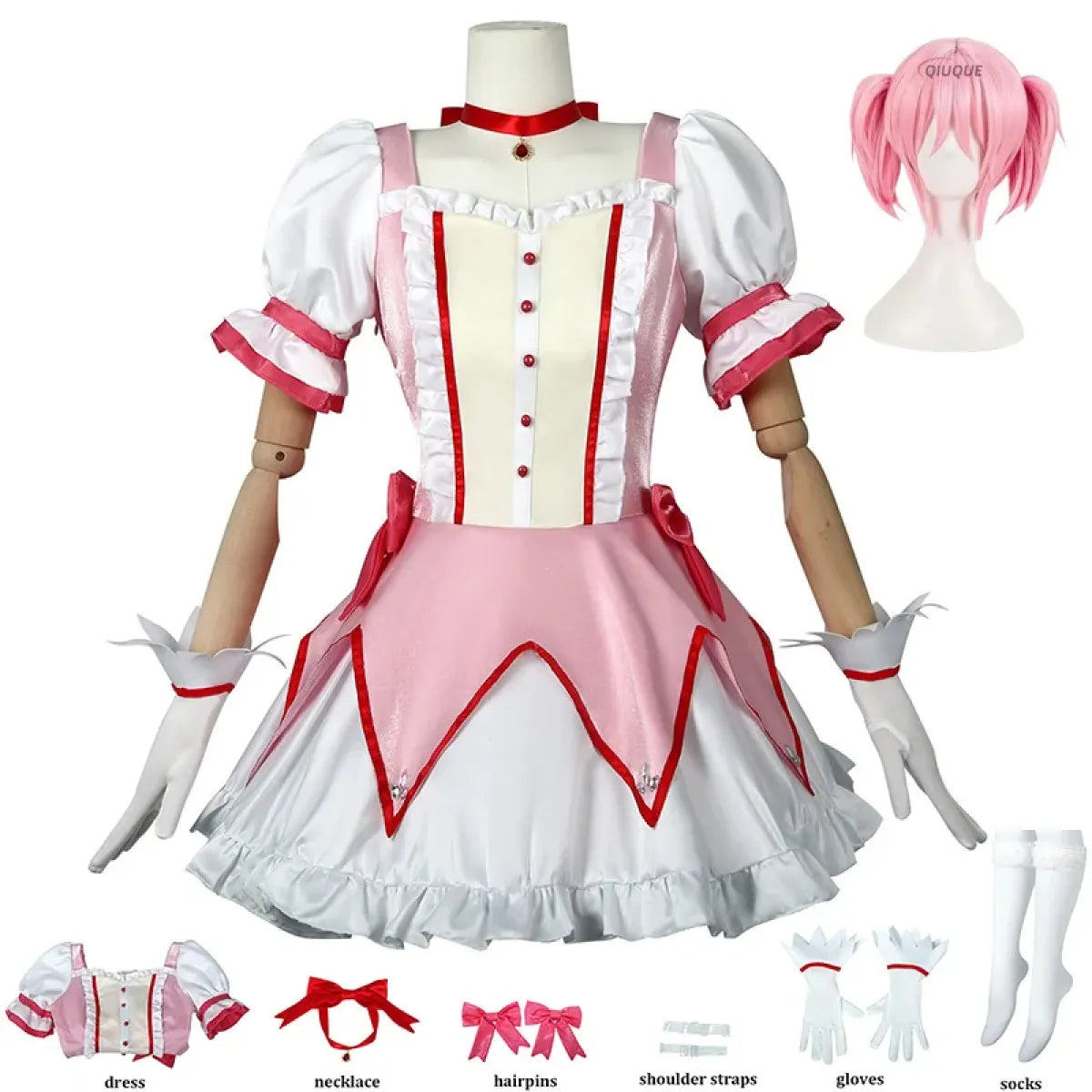 Kaname Madoka Magical Girl Cosplay Costume Set - Best Sellers - Cosplay - 1