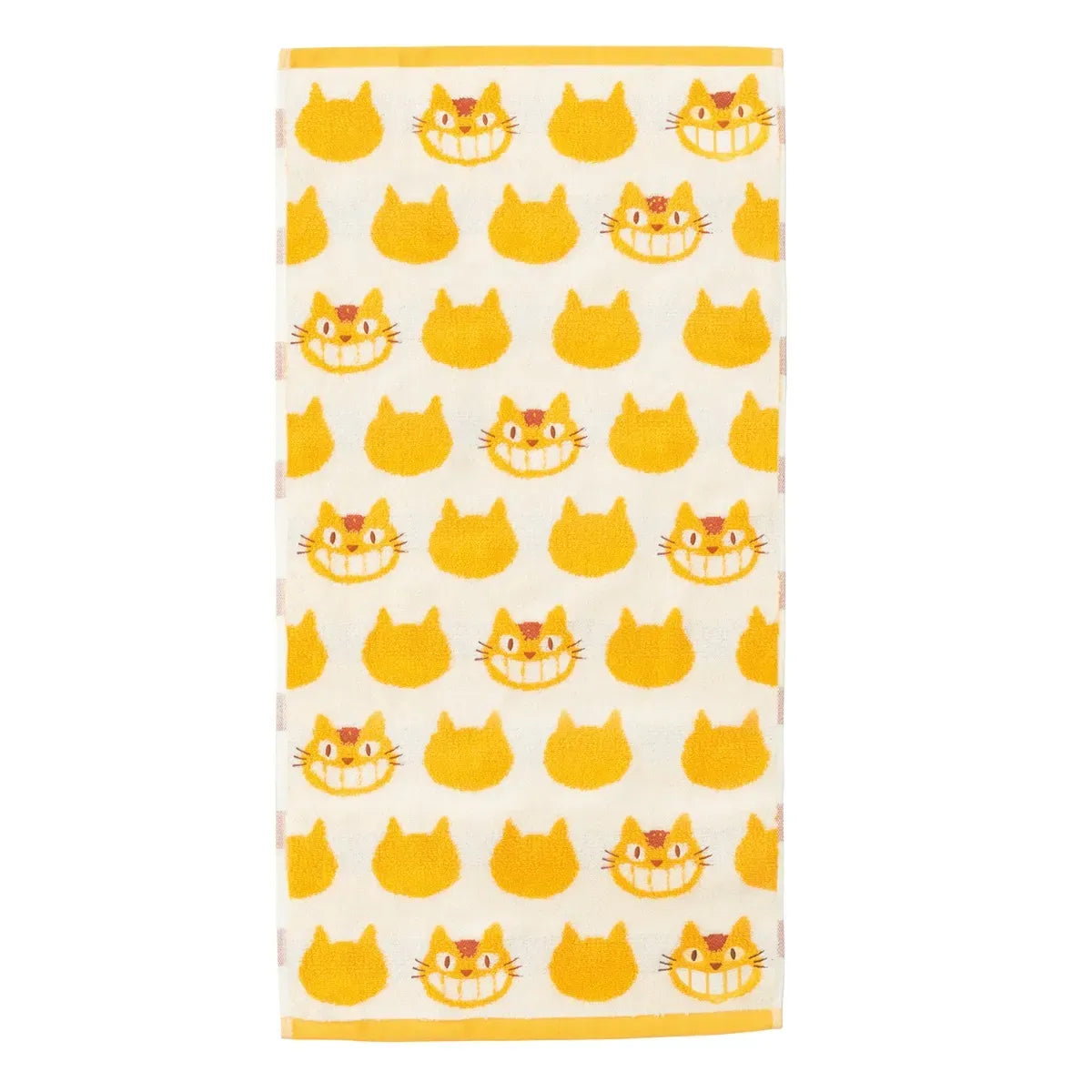 My Neighbor Totoro Catbus Big Bath Towel Yellow and White - Best Sellers - Towels - 1