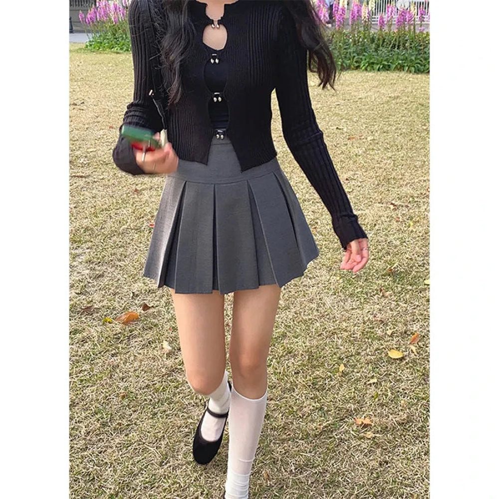 Harajuku Pleated Mini Skirt - Best Sellers - Mini Skirts - 1