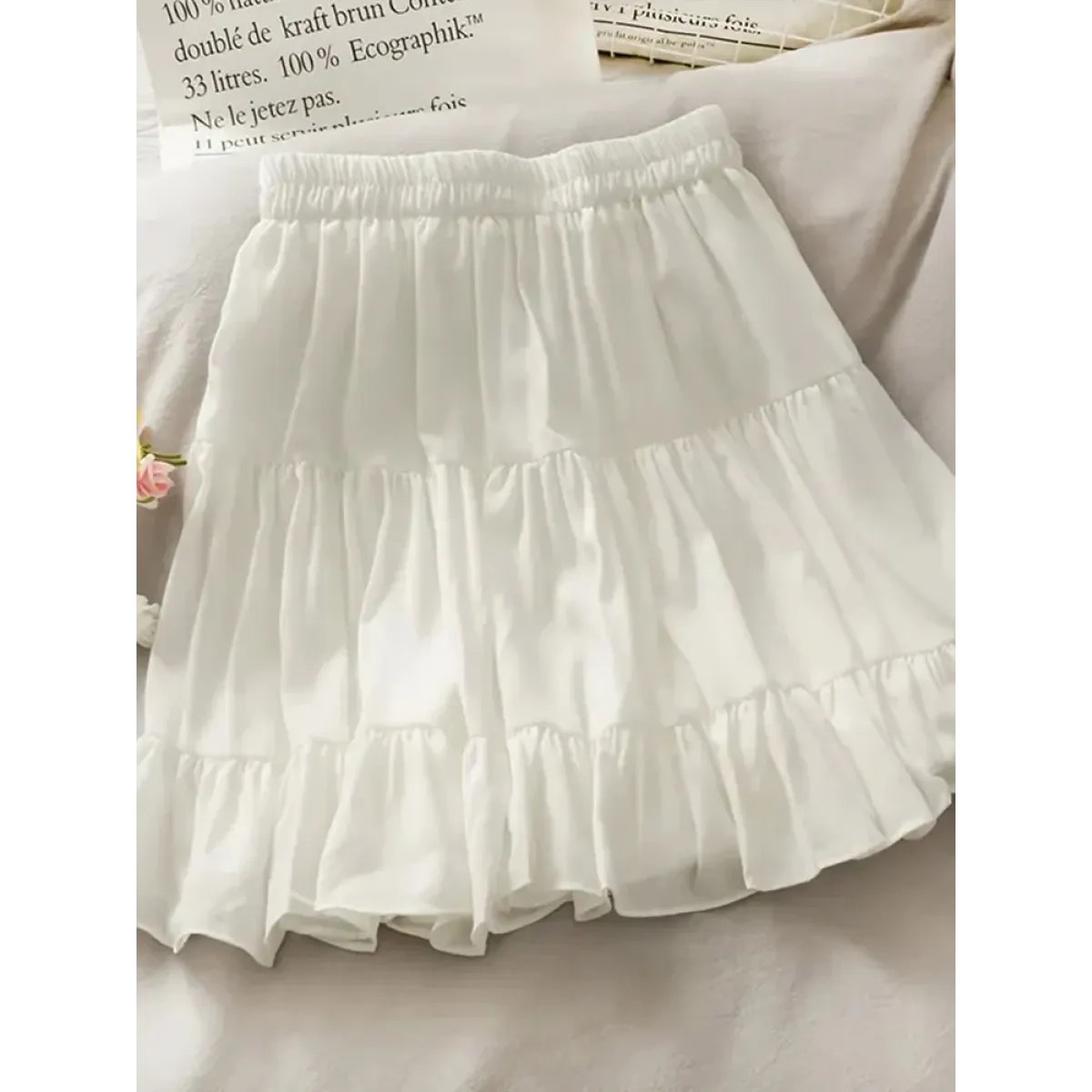 Kawaii Ruffle Pleated Mini Skirt - Best Sellers - Mini Skirts - 1