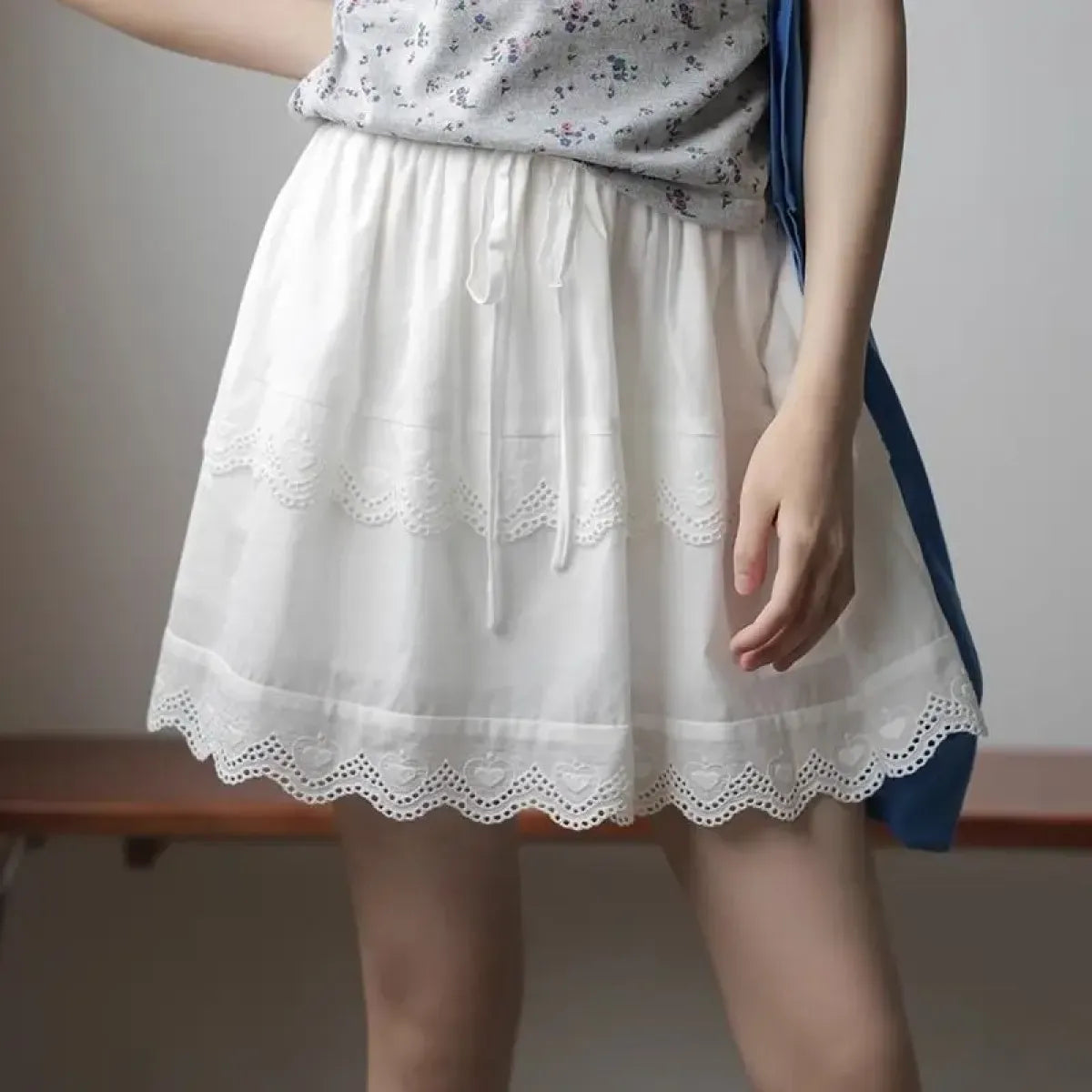 Korean Lace Ruffle Mini Skirt - Best Sellers - Mini Skirts - 7