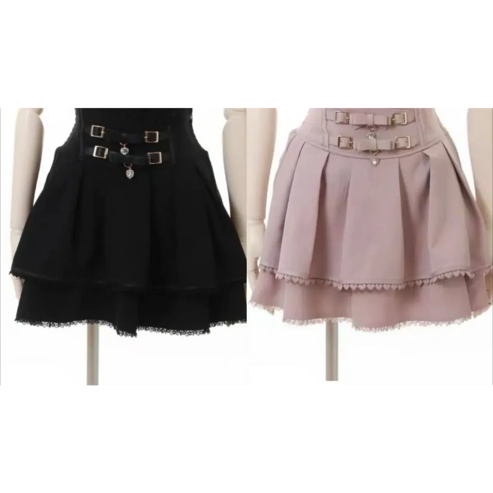 Fairycore Lace Bandage Mini Skirt - Best Sellers - Mini Skirt - 1