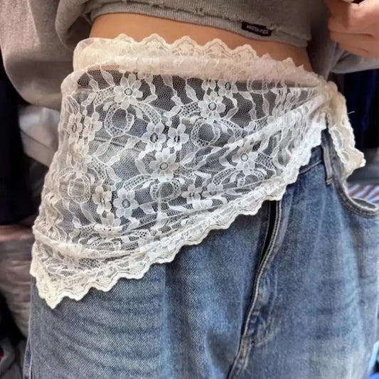 Sweet Lace Mini Skirt - Best Sellers - Skirts - 1