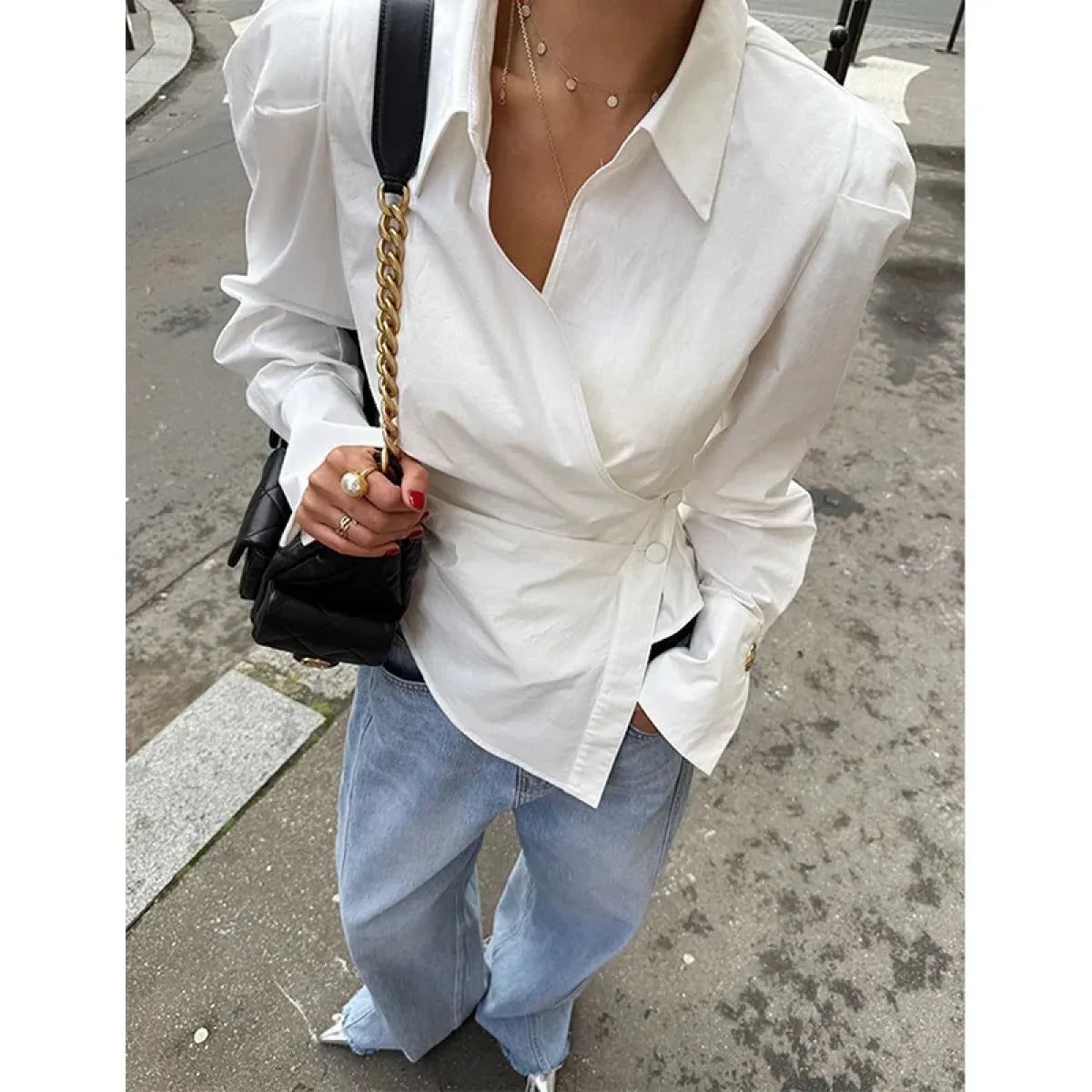 Mori Girl Irregular Blouse - Best Sellers - Shirts & Blouses - 1