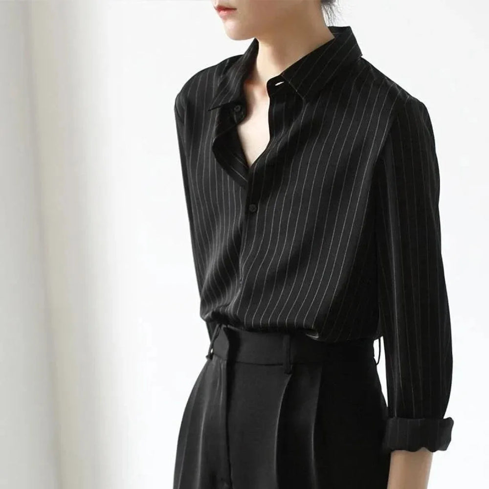 Striped Mori Girl Blouse - Best Sellers - Shirts & Blouses - 1