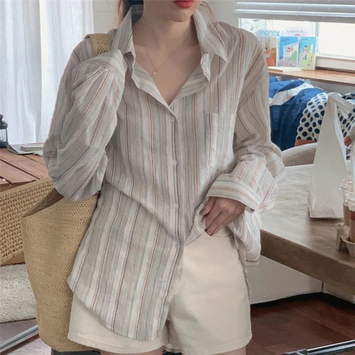 Mori Girl Striped Blouse - Best Sellers - Blouses - 6