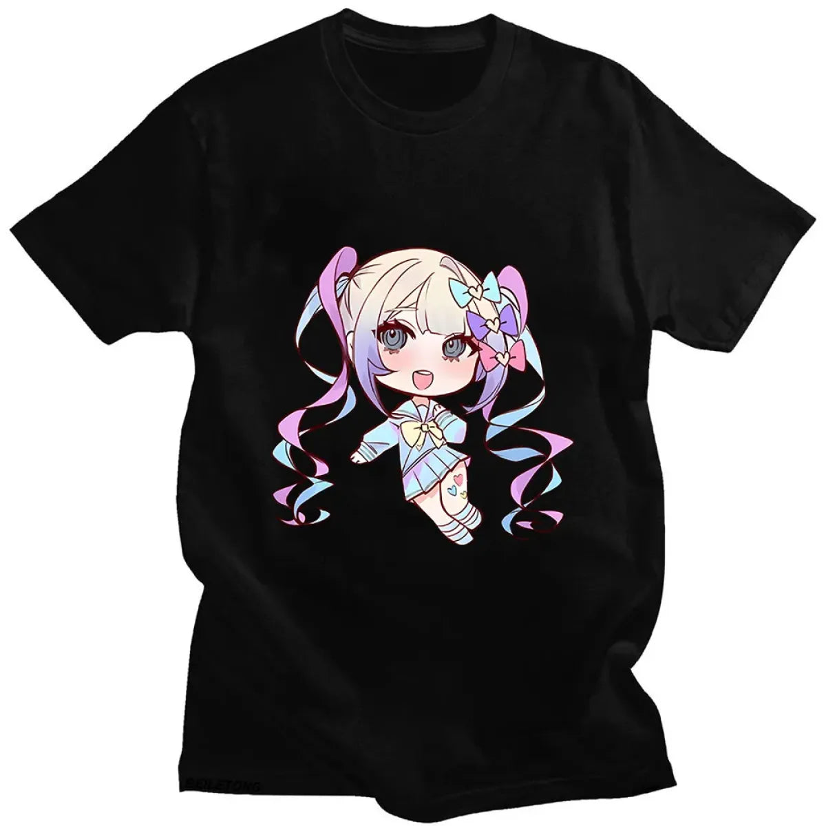 Needy Girl Overdose Pastel Chibi Tee - Best Sellers - Short - Round - 1