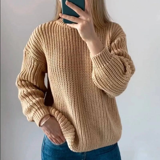 Loose Oversized Knit Sweater - Best Sellers - 20