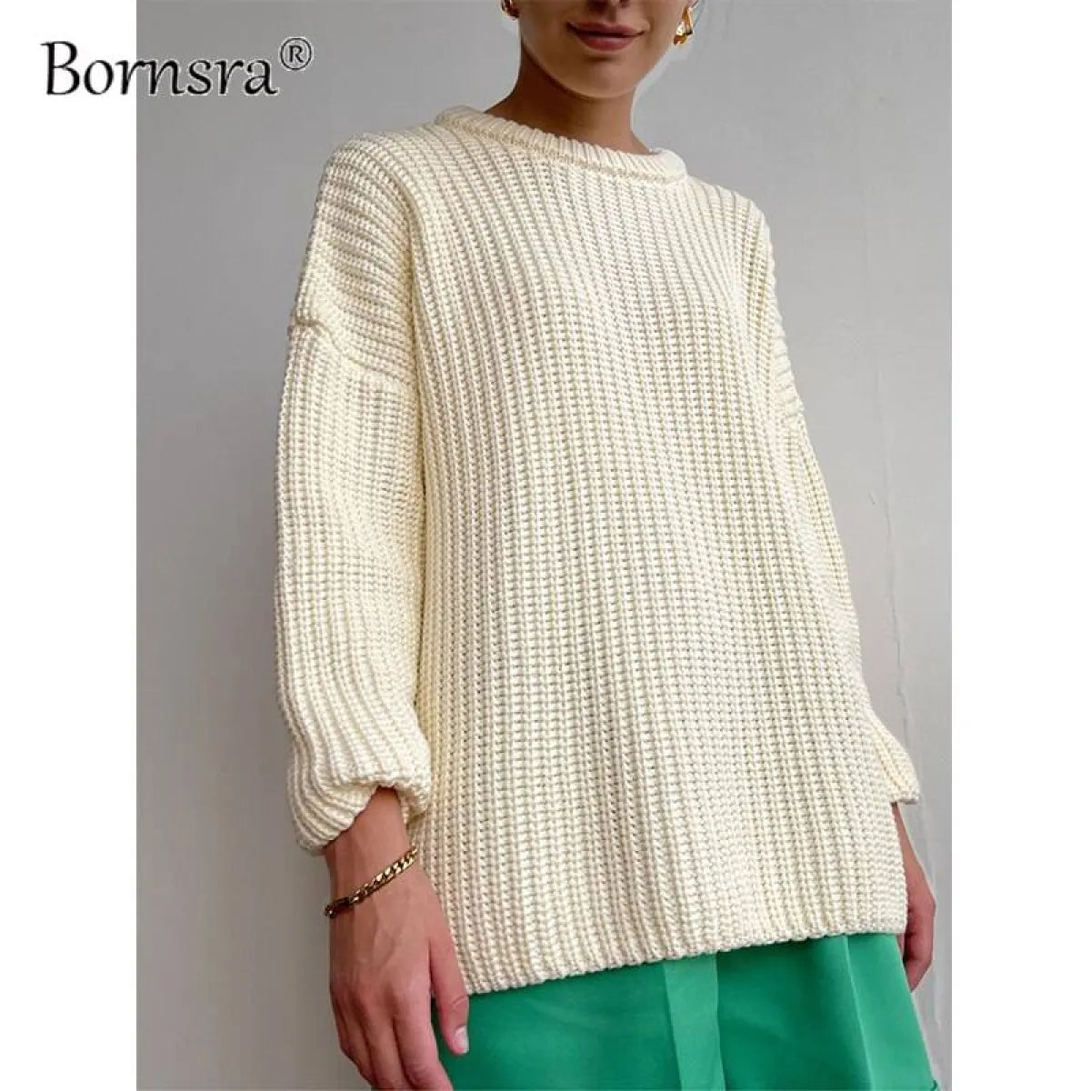 Women’s Oversized Knitted Sweater - Best Sellers - 14