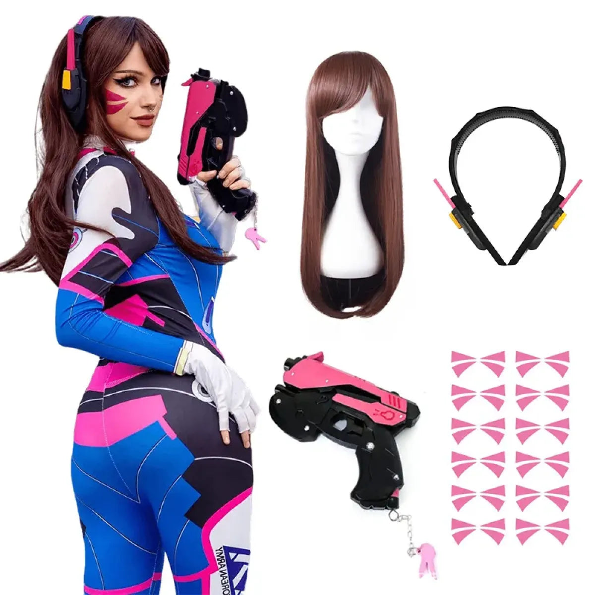 D.Va Cosplay Costume - Overwatch Bodysuit - Best Sellers - 1