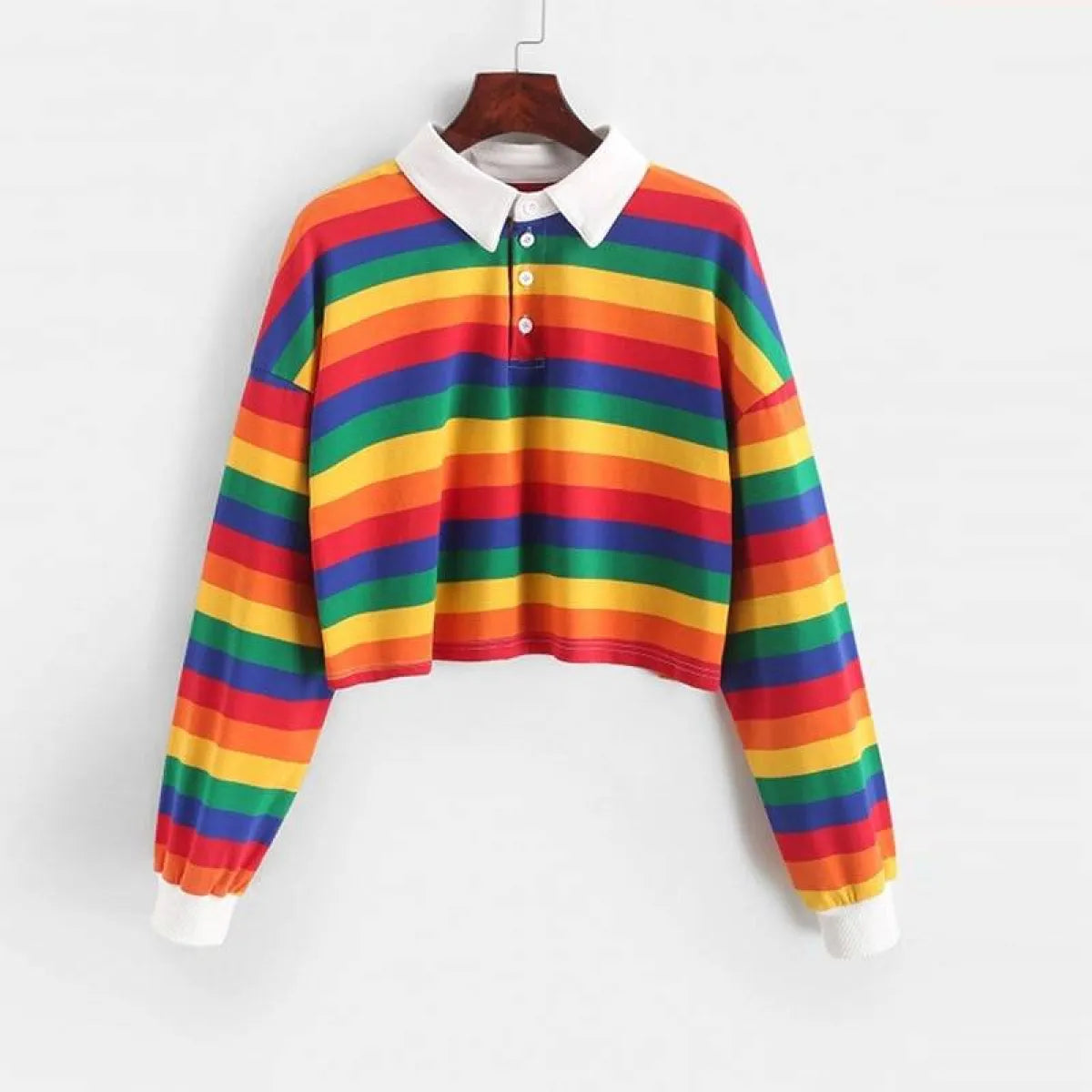 Pastel Stripe Crop Top - Best Sellers - 14