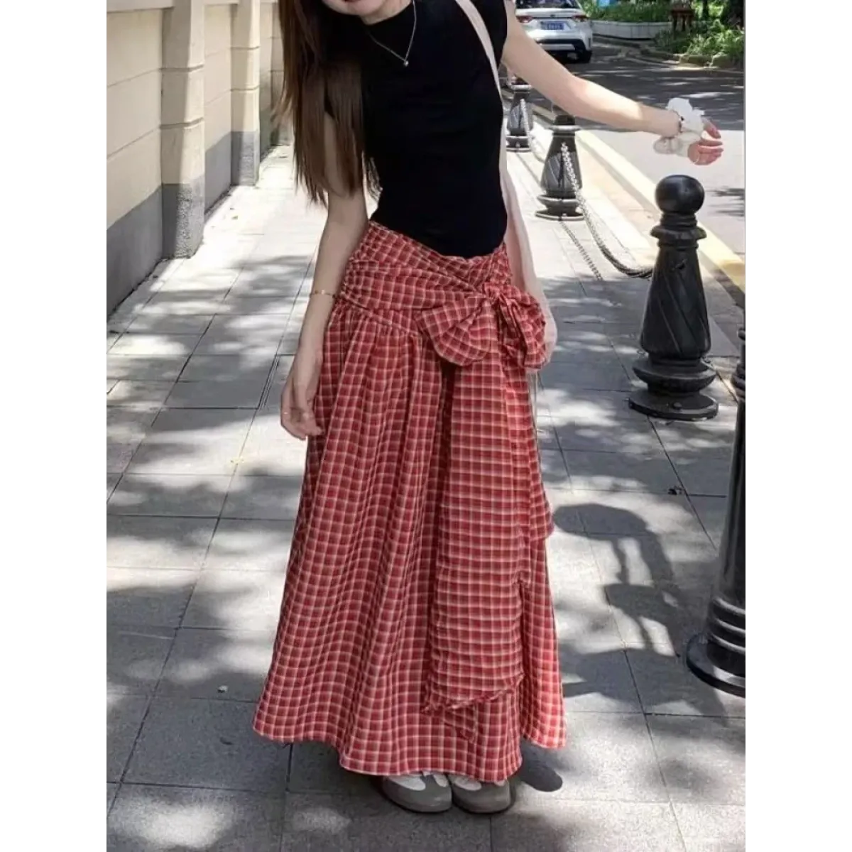 Harajuku Plaid Bow Skirt - Best Sellers - Skirts - 1