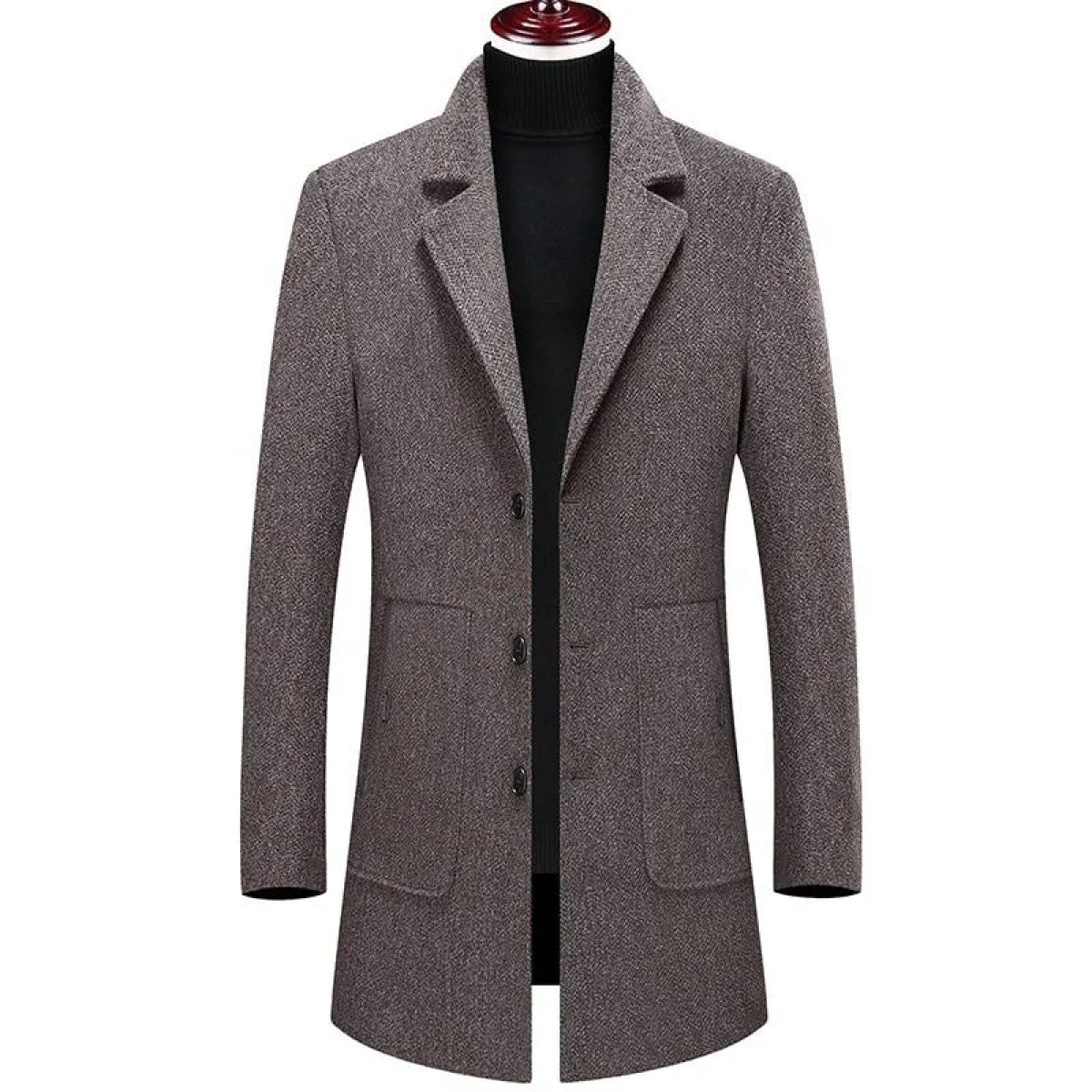 Plaid Button Coat - Best Sellers - 1