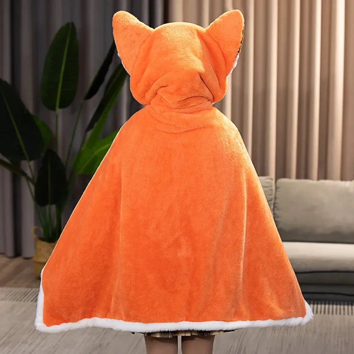 Kawaii Fox Plush Blanket Robe - Best Sellers - 6