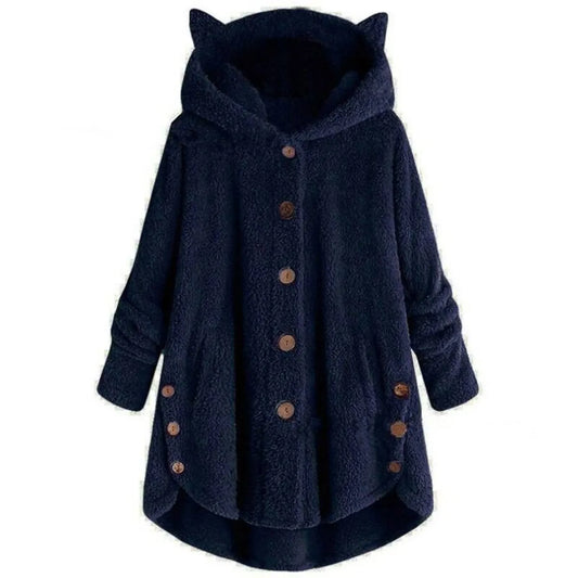 Women’s Plush Kawaii Coat - Anime - 9