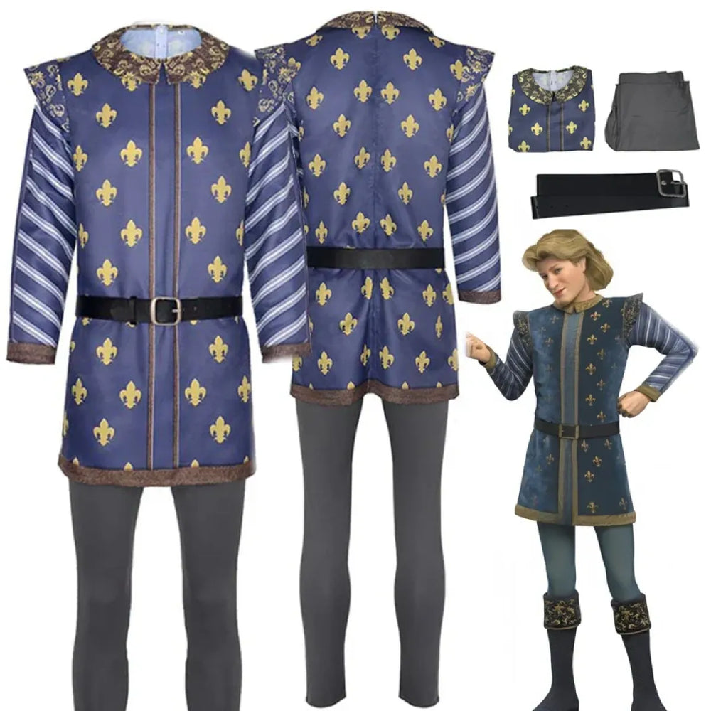 Prince Charming Shrek Cosplay Costume Set - Best Sellers - Cosplay - 1
