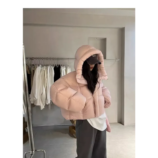 Korean Style Puffer Jacket with Hood - Best Sellers - Jacket - 6