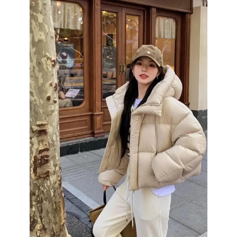 Korean Style Puffer Jacket with Hood - Best Sellers - Jacket - 1