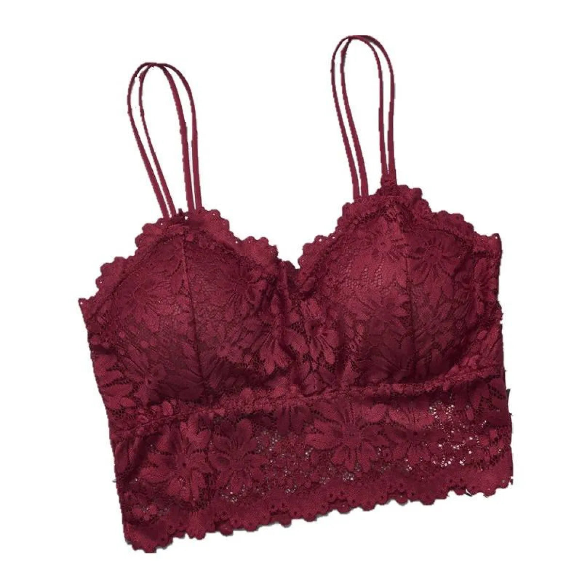 Lace V Neck Bralette - Best Sellers - 1