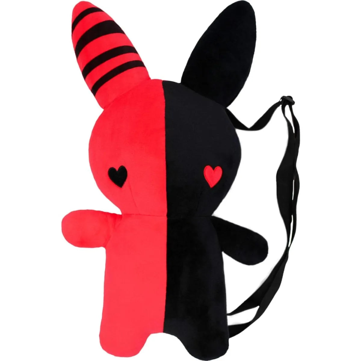 Rabbit Plush Backpack – Red/Black (20”) - Accessories - Stuffed Animals - 1