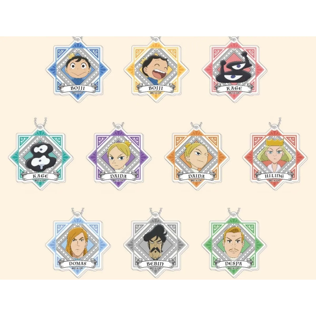 Ranking of Kings Decofure Acrylic Keychain Blind Box (1 Blind Box) - Best Sellers - Figures - 1