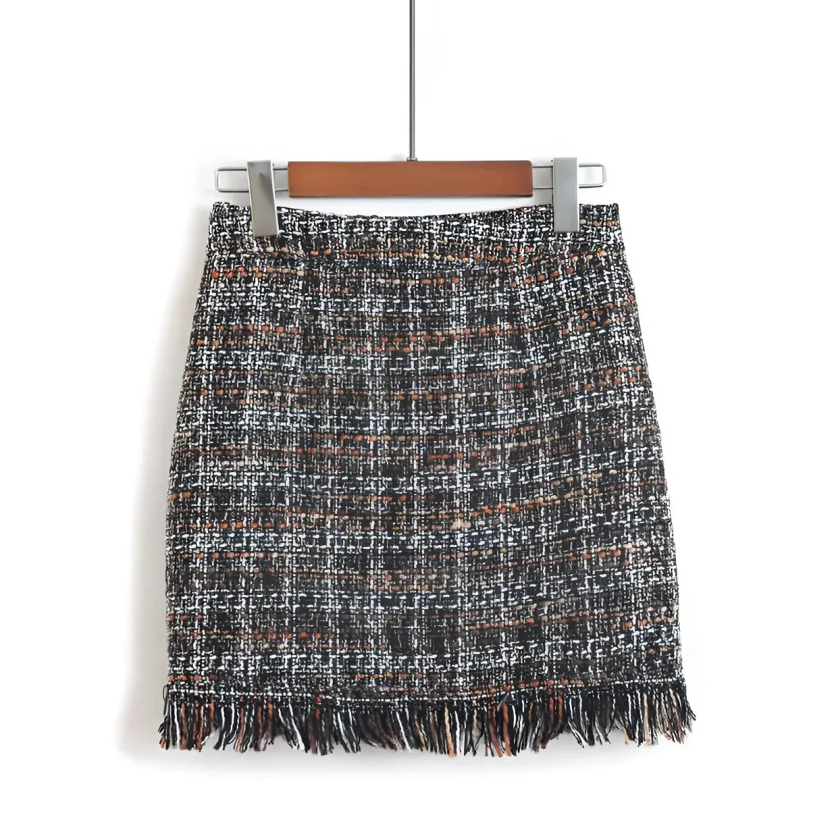 Retro Style Woolen Mini Skirt - Best Sellers - 9