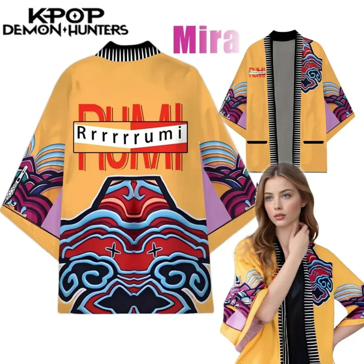 Rumi Hunters Kimono Cardigan Cosplay Coat - Anime - Cosplay - 1