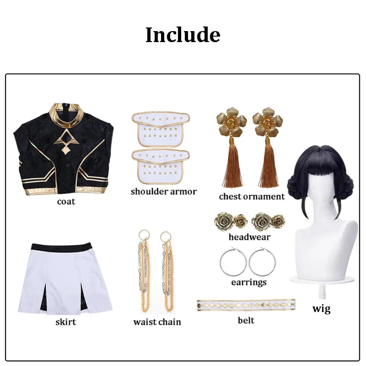 Rumi Zoey Mira KPop Demon Hunter Cosplay Set - Accessories - Cosplay - 10