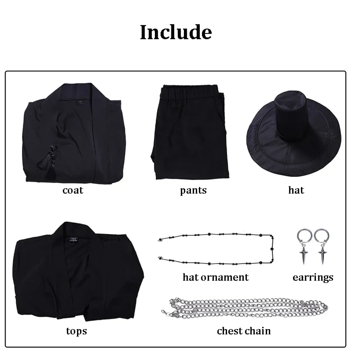 Saja Boys Demon Kpop Cosplay Costume Set with Hat - Accessories - Cosplay - 5