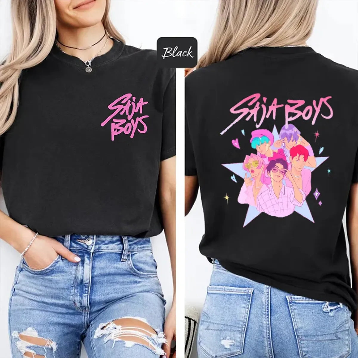 Saja Boys Kpop Anime Graphic Tee - Anime - T-Shirt - 1