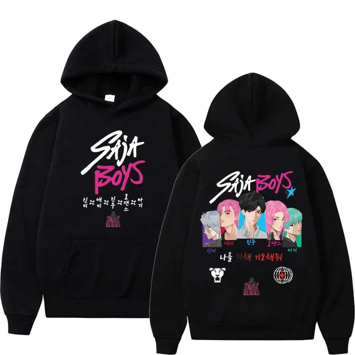 Saja Boys K-pop Anime Graphic Hoodie - Anime - Hoodie - 1