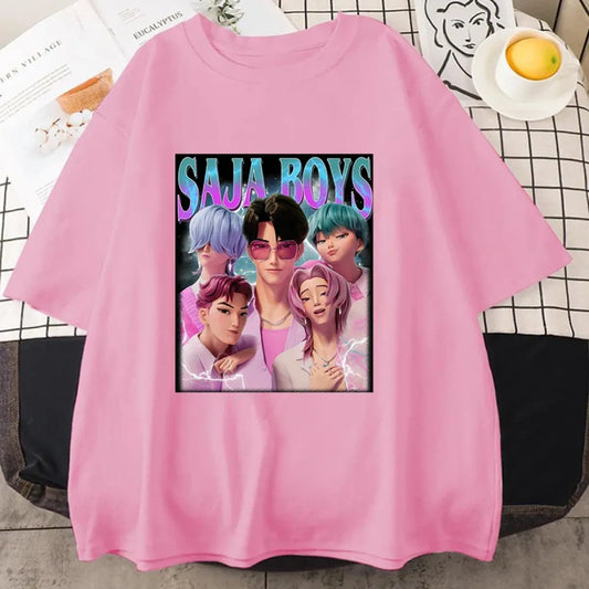 Saja Boys K-Pop Demon Hunters Graphic Tee - Best Sellers - T-Shirt - 8