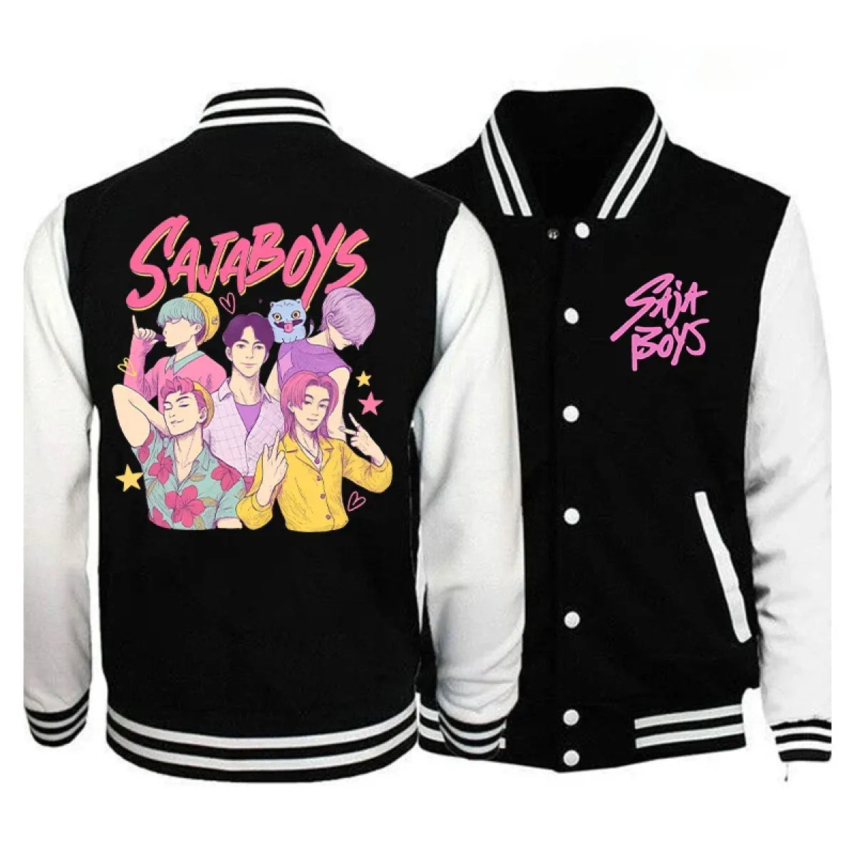 Saja Boys Kpop Demon Hunters Baseball Jacket - Best Sellers - Jacket - 1