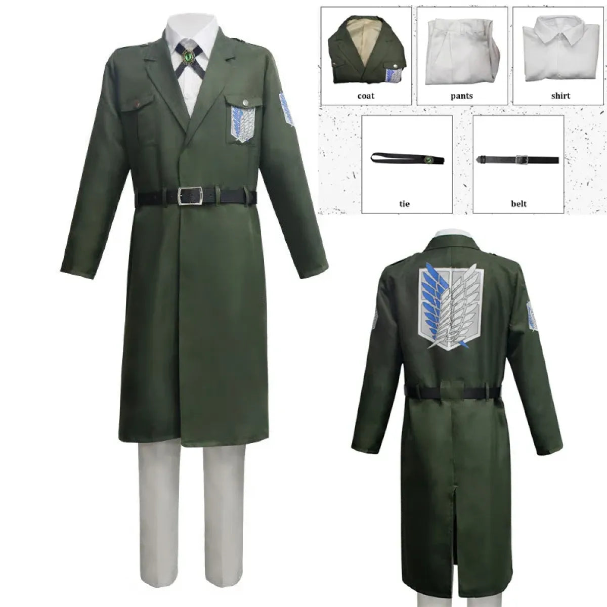 Attack on Titan Scout Regiment Cosplay Uniform Set - Anime - Cosplay - 1