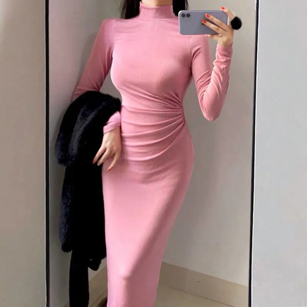 Seductive Bodycon Dress - All Dresses - 7