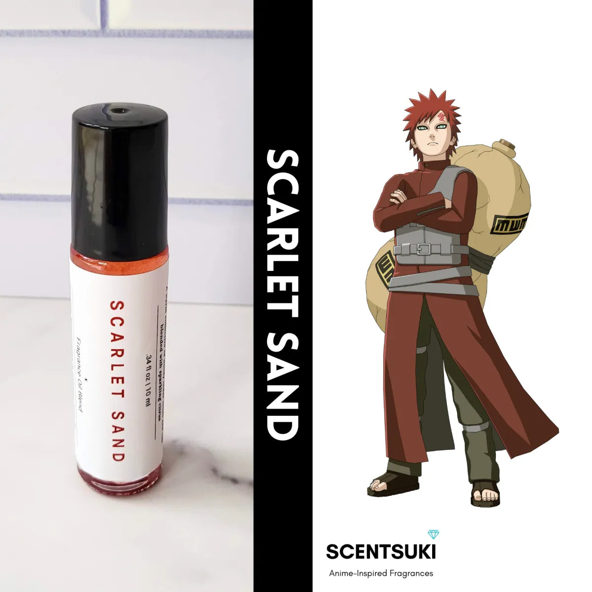 Shinobi Collection Scarlet Sand Fragrance – Gaara - Best Sellers - Cosmetics - 1