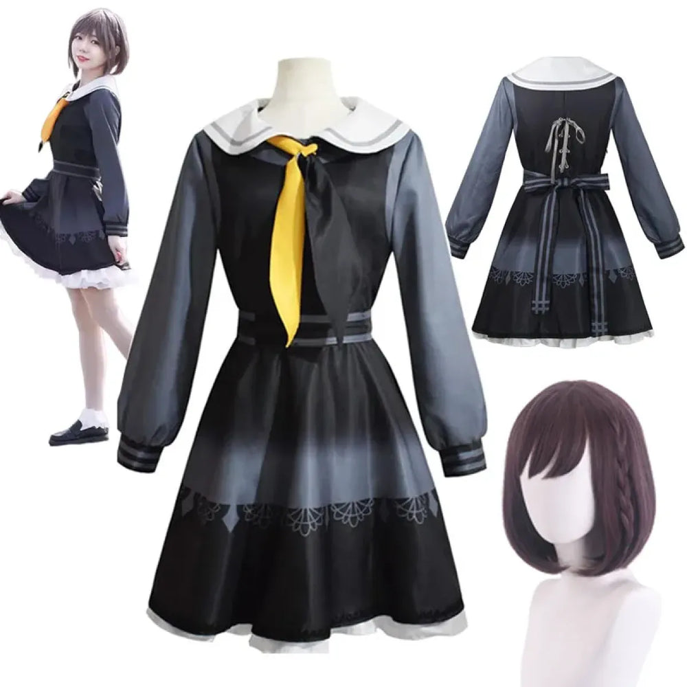 Shinonome Ena Cosplay Costume – Project Sekai School Uniform with Wig - Anime - Cosplay - 1