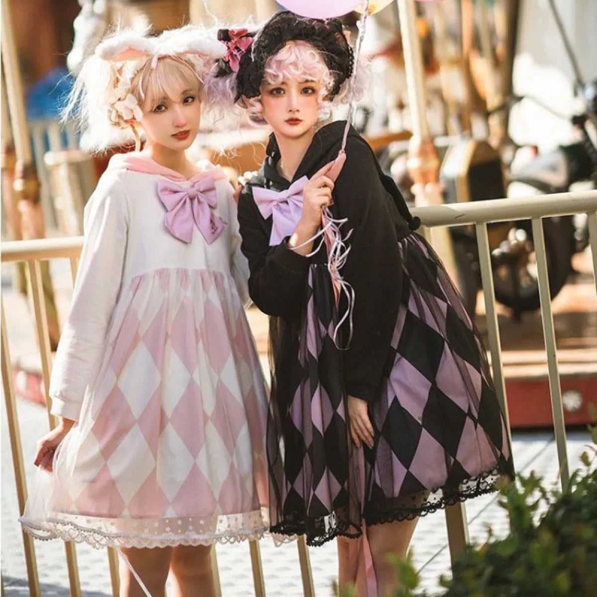 Kawaii Sweet Bow Lace Princess Dresses - All Dresses - 1