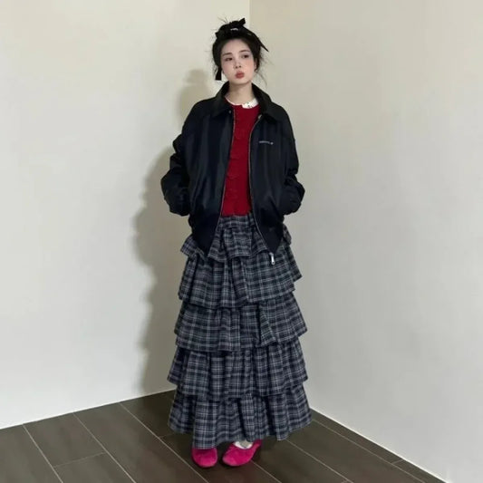 Sweet Ruffle Plaid Layered Skirt - Best Sellers - Skirts - 1