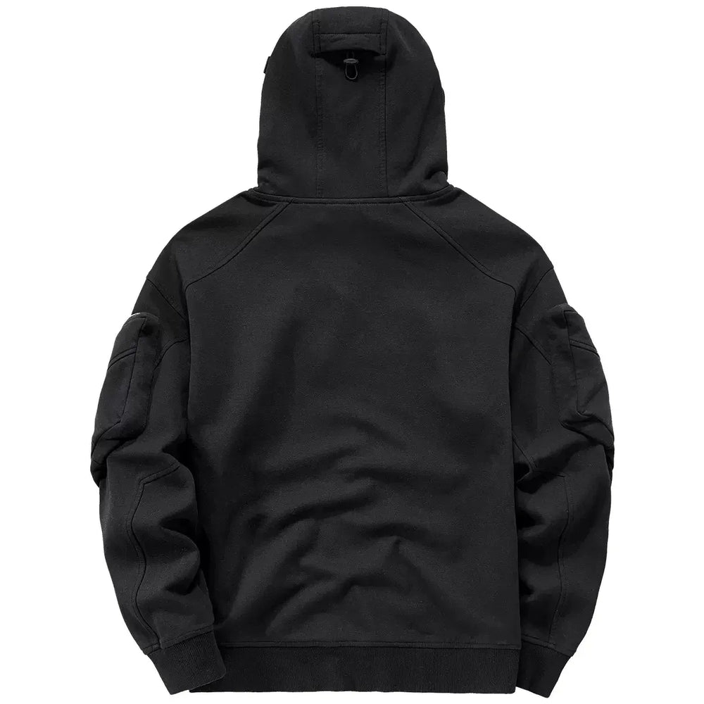 Techwear High Neck Hoodie - Best Sellers - Men’s Hoodies - 1