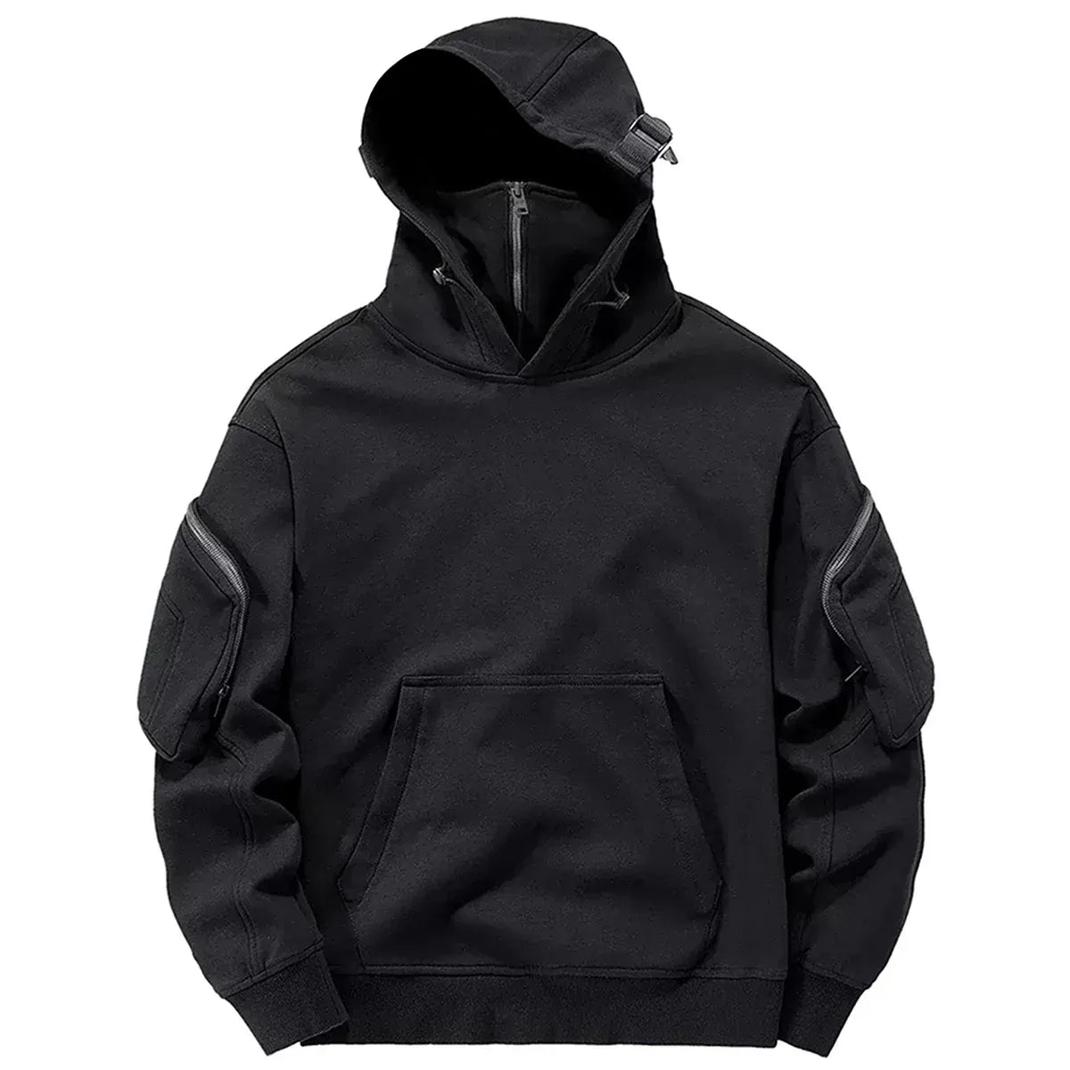 Techwear High Neck Hoodie - Best Sellers - Men’s Hoodies - 16